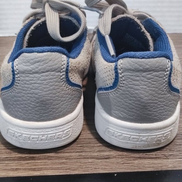 Skechers Metro Wave sneakers grey suede boys size 12 - Picture 5 of 11